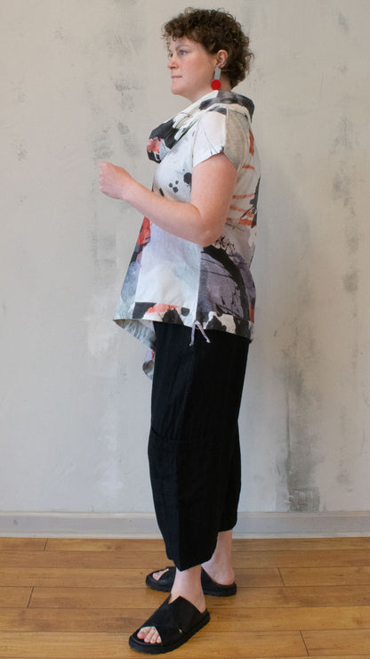 Art Splash Asymmetrical Top