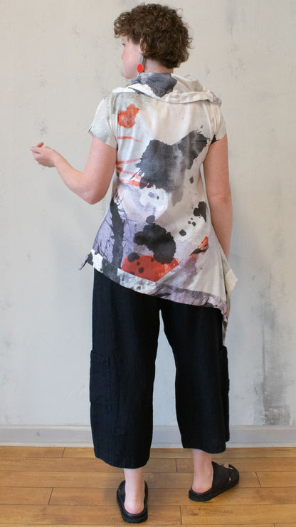 Art Splash Asymmetrical Top
