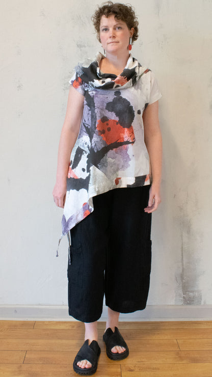 Art Splash Asymmetrical Top