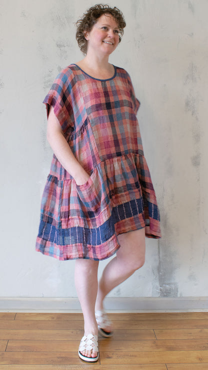 Plaid Babydoll Dress