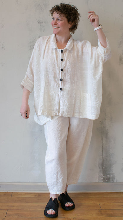 Boxy Button Down Top