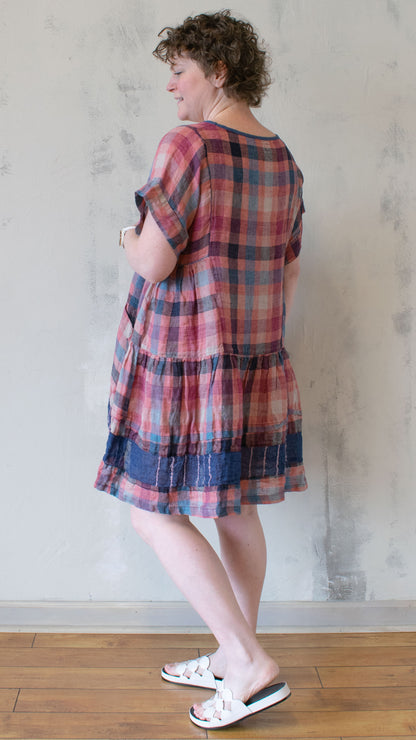 Plaid Babydoll Dress