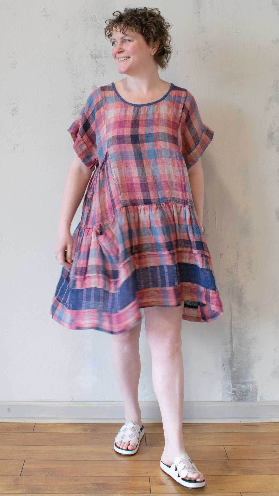 Plaid Babydoll Dress