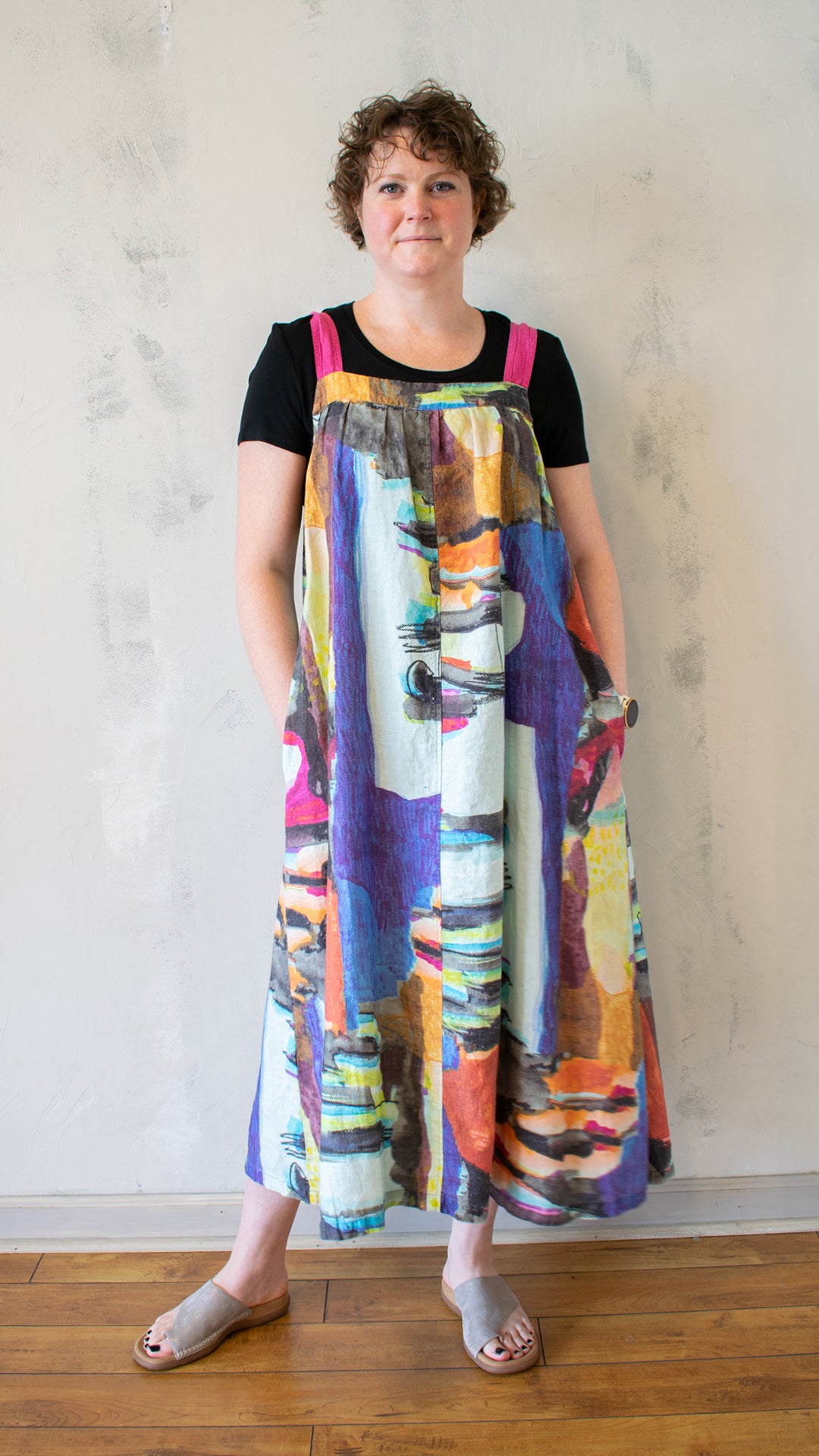 Printed Linen Jumper