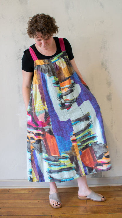 Printed Linen Jumper