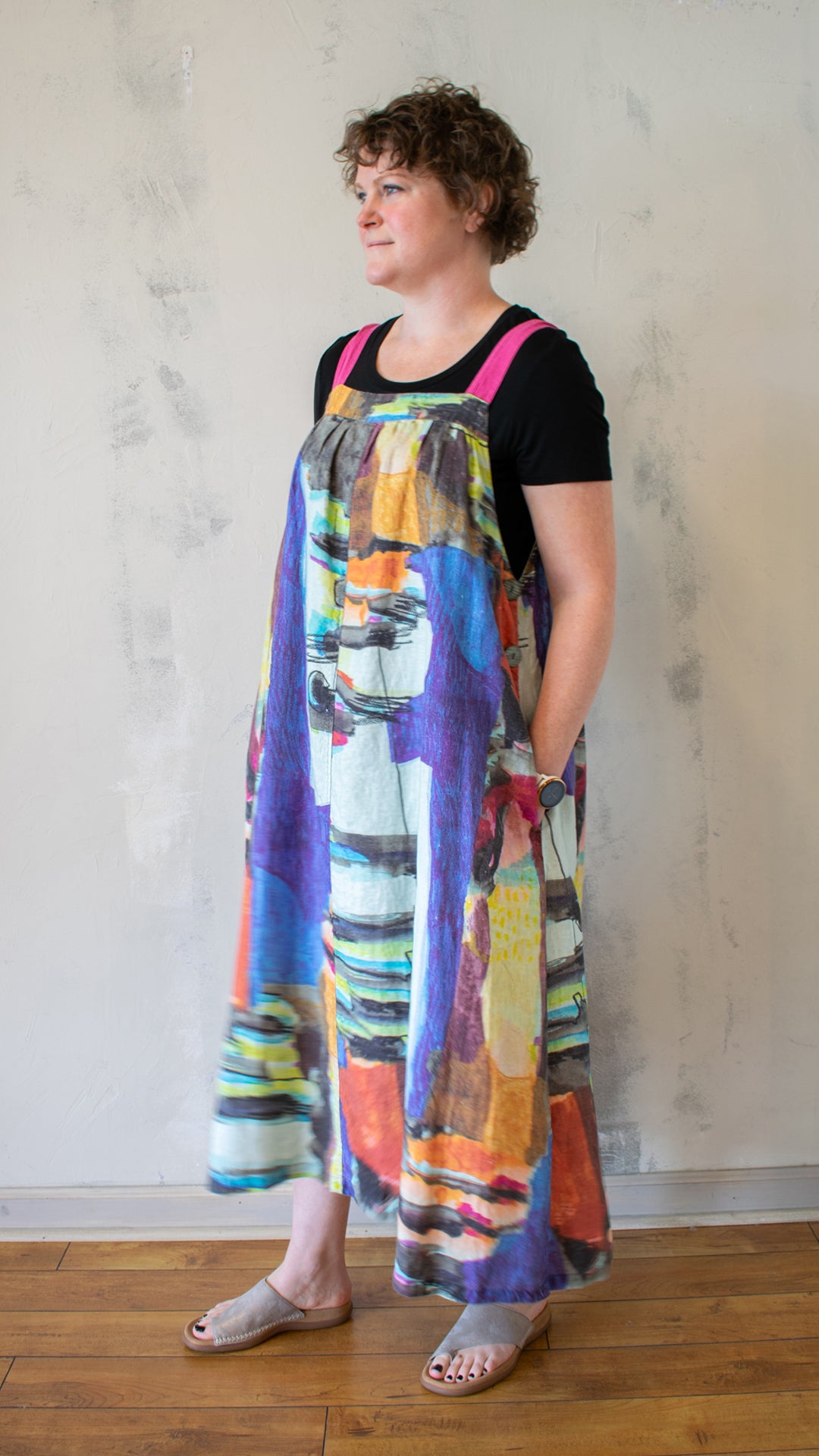 Printed Linen Jumper