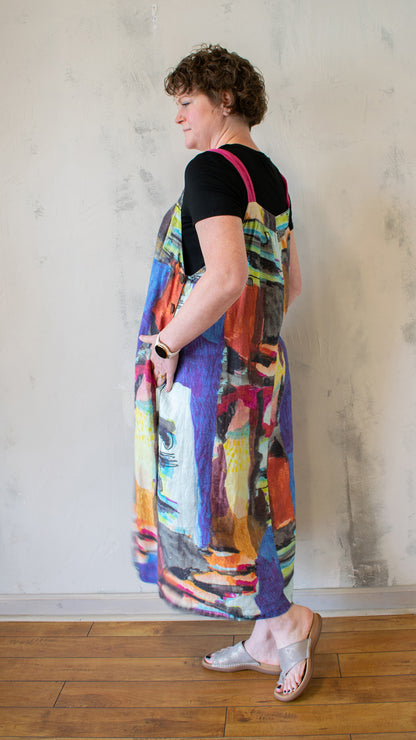 Printed Linen Jumper