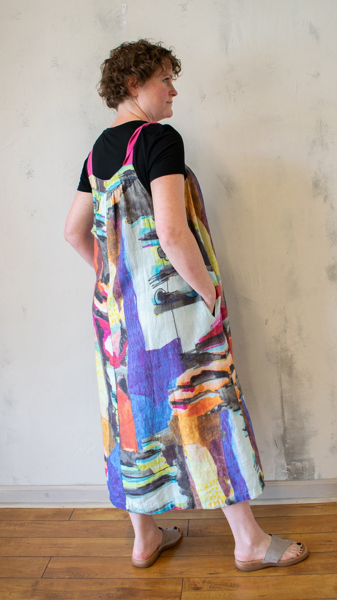 Printed Linen Jumper