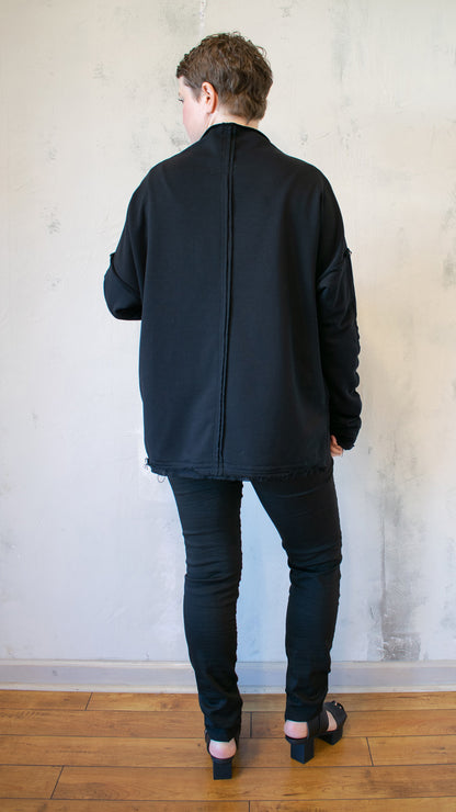 Patch Pocket Tunic in Black