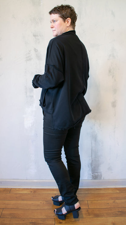 Patch Pocket Tunic in Black