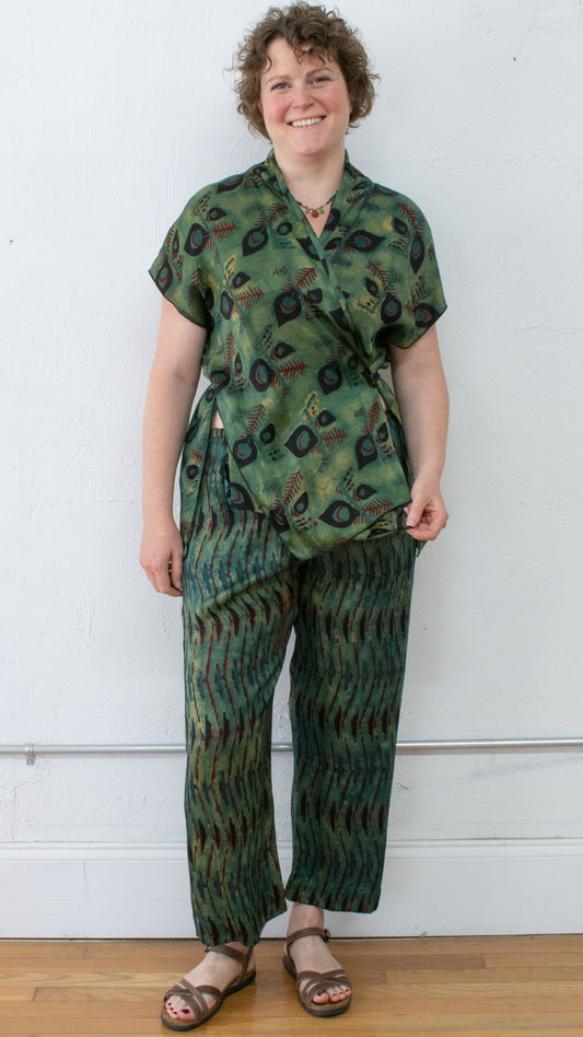 Simply Pant in Block Print