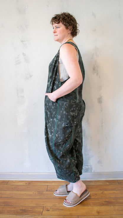 Kantha V-Neck Jumpsuit
