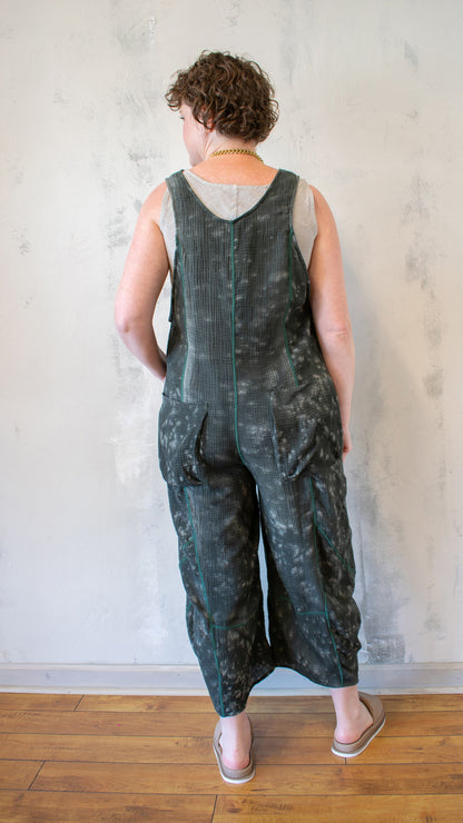 Kantha V-Neck Jumpsuit