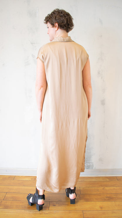 Sleeveless Button Down Dress