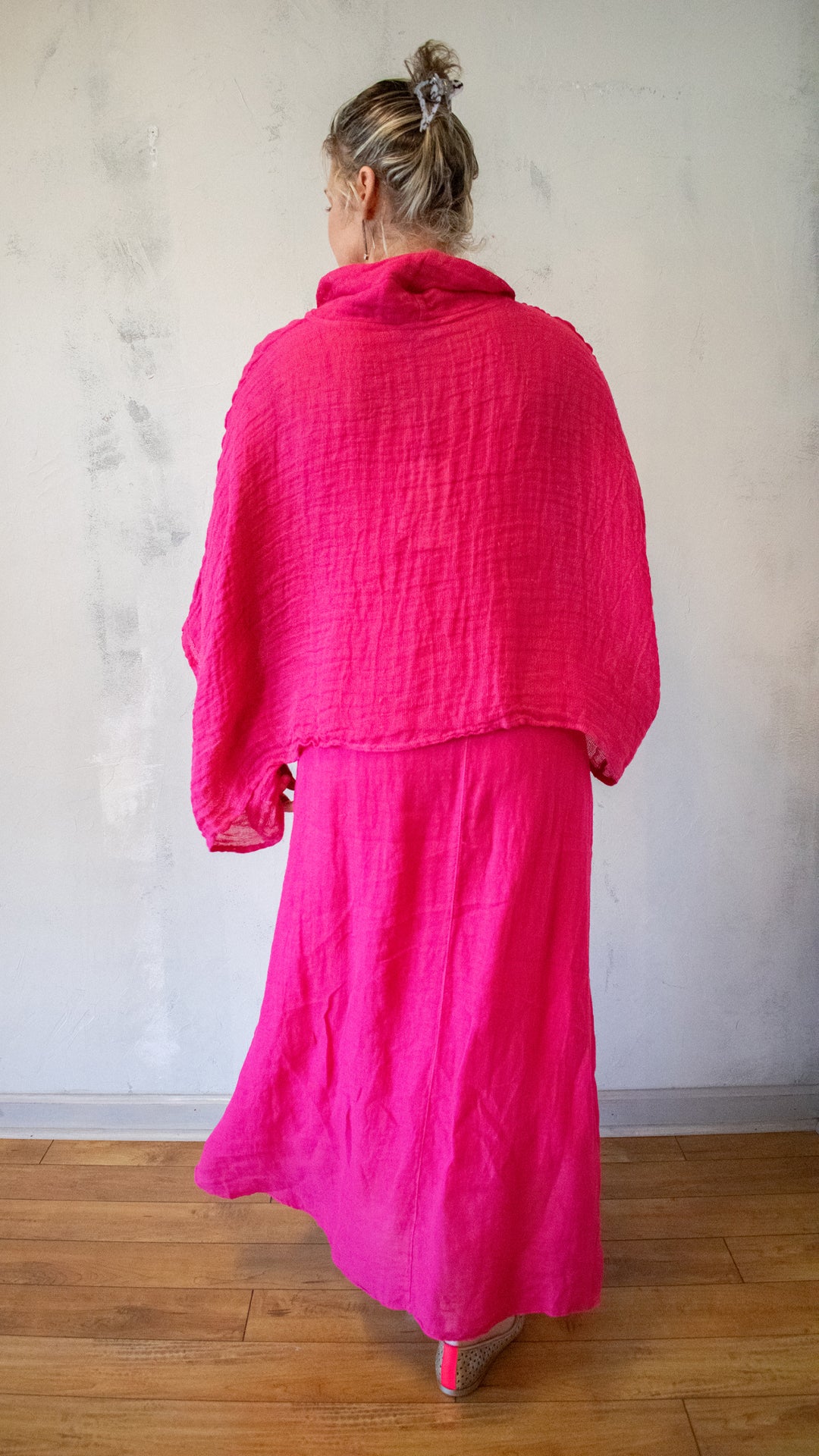 Cowl Neck Poncho Top