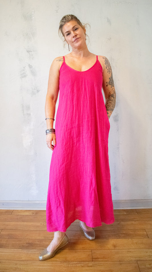 Adjustable Strap Maxi Dress (Multiple Colors)