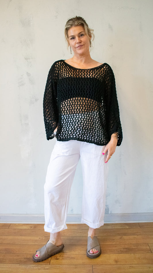 Open Knit Top
