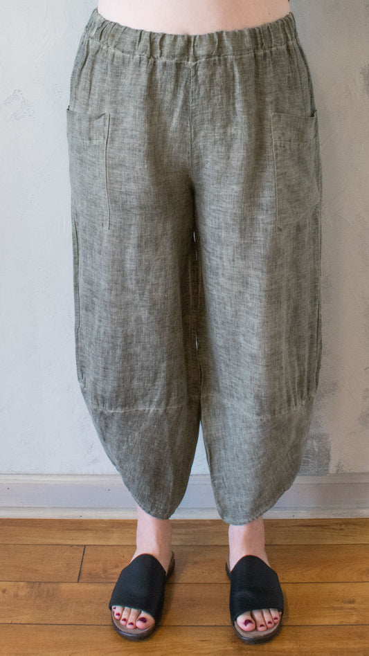 Tulip Hem Linen Pant