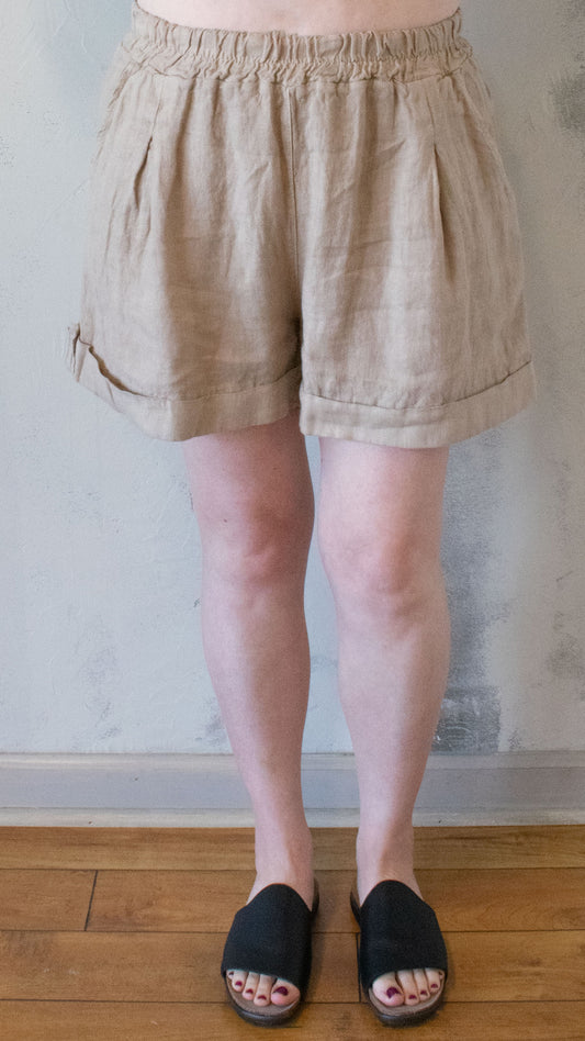 Cuff Linen Short