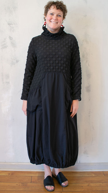 Taffeta and Pucker Dress