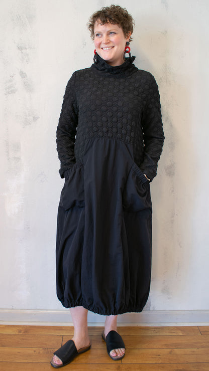 Taffeta and Pucker Dress