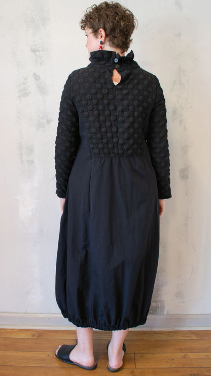 Taffeta and Pucker Dress