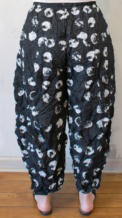 Polka Dot Crinkle Pant
