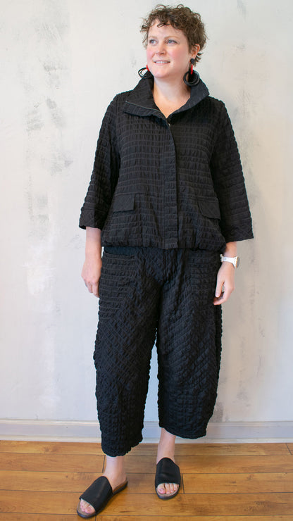 Pucker Jacket in Black