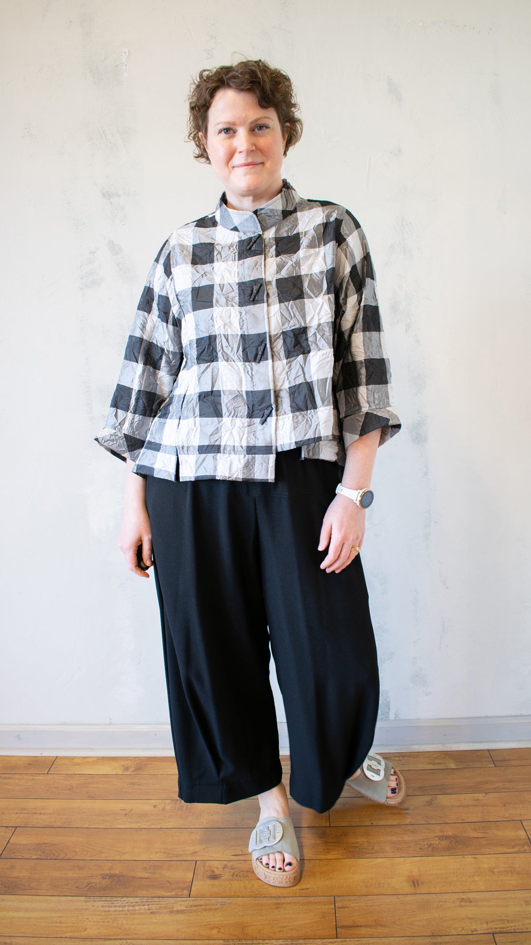 Grey Buffalo Plaid Jacket