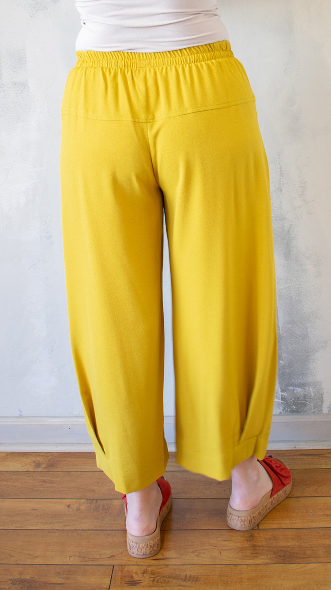 Mustard Pleat Pant