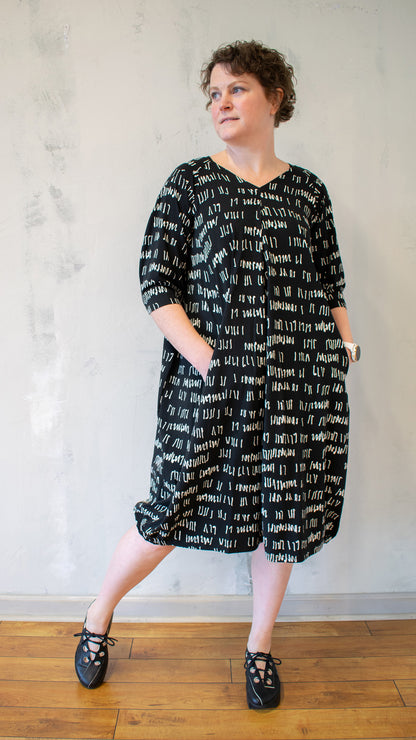 Midi Balloon Dress (Multiple Colors)