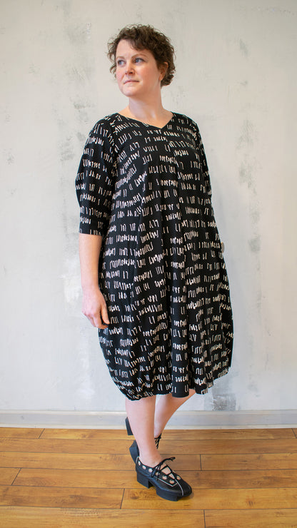 Midi Balloon Dress (Multiple Colors)