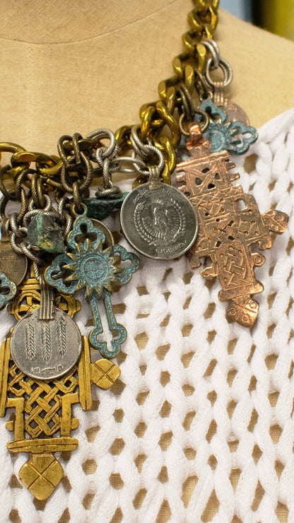 Cross Talisman Choker