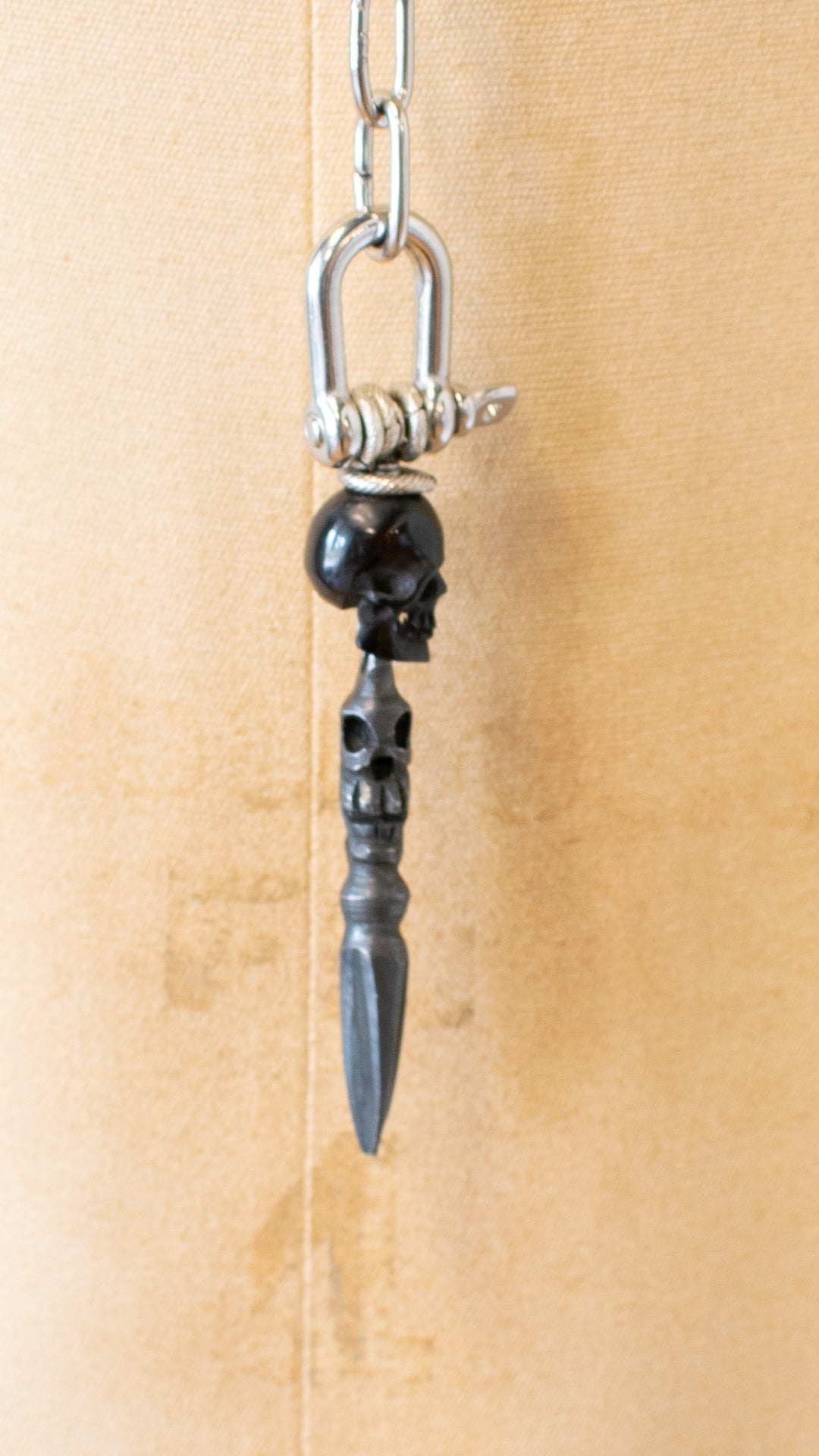 Scull and Chain Necklace