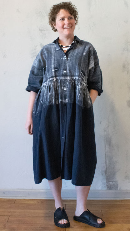 Zizi Dress in Painted Midnight