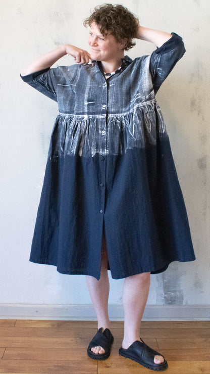 Zizi Dress in Painted Midnight