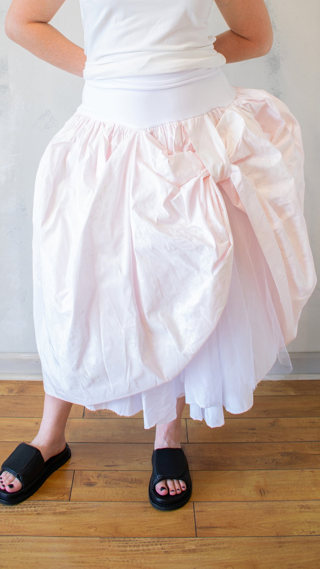 Blush Pink Full Skirt