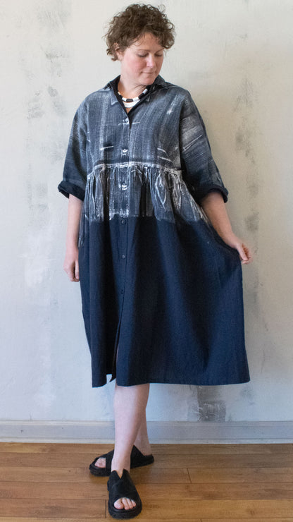 Zizi Dress in Painted Midnight