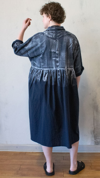 Zizi Dress in Painted Midnight