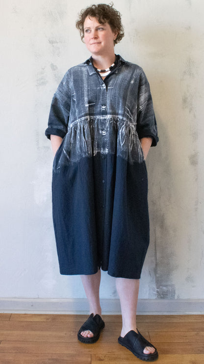 Zizi Dress in Painted Midnight