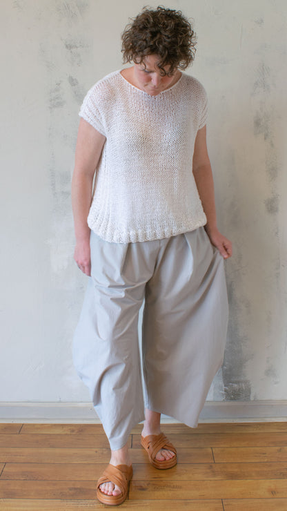 Raku Pant in Grey Cotton