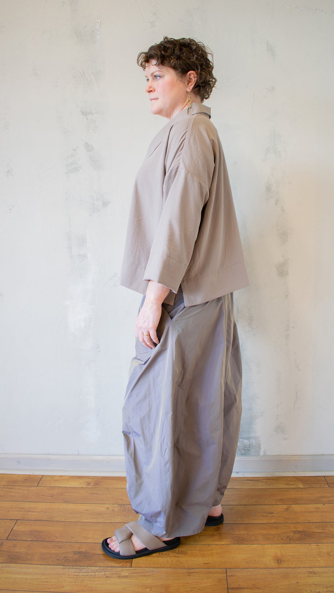 Aiden Shirt in Taupe
