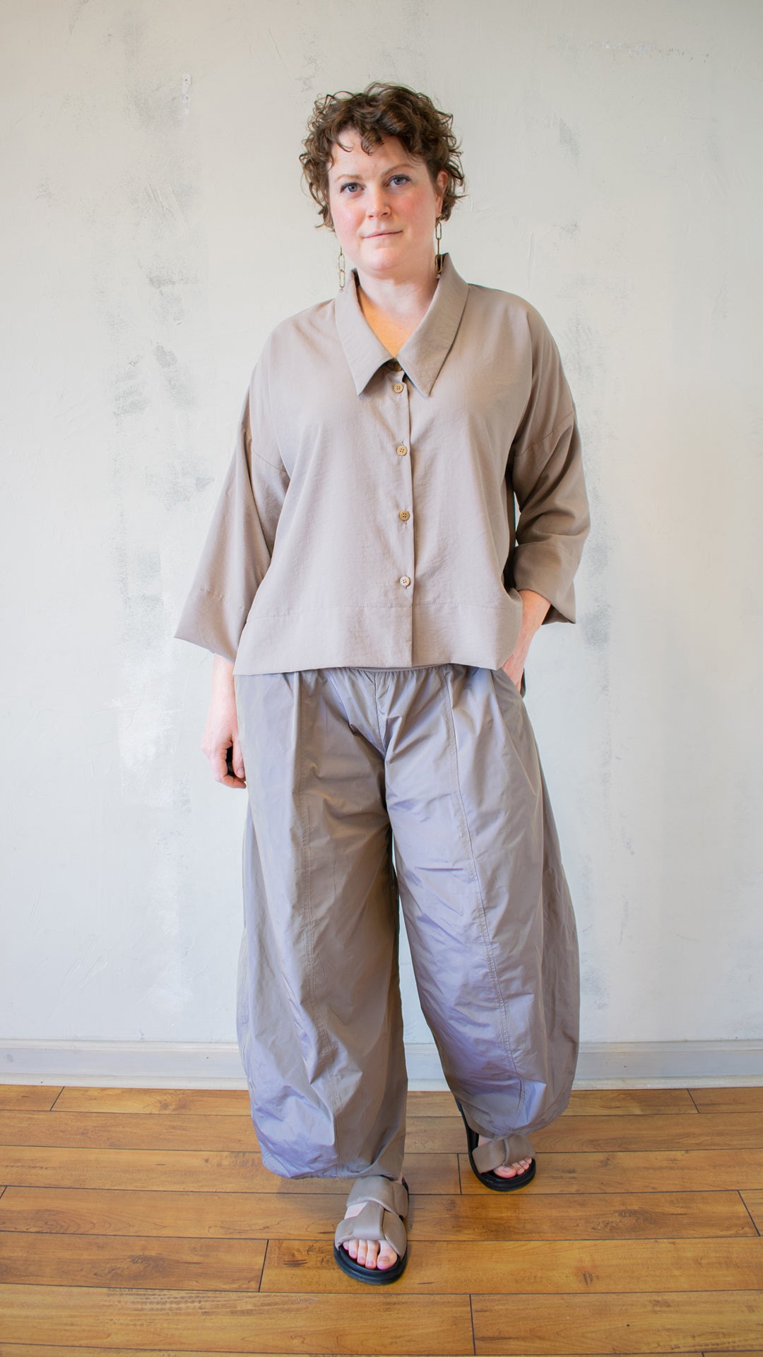 Aiden Shirt in Taupe