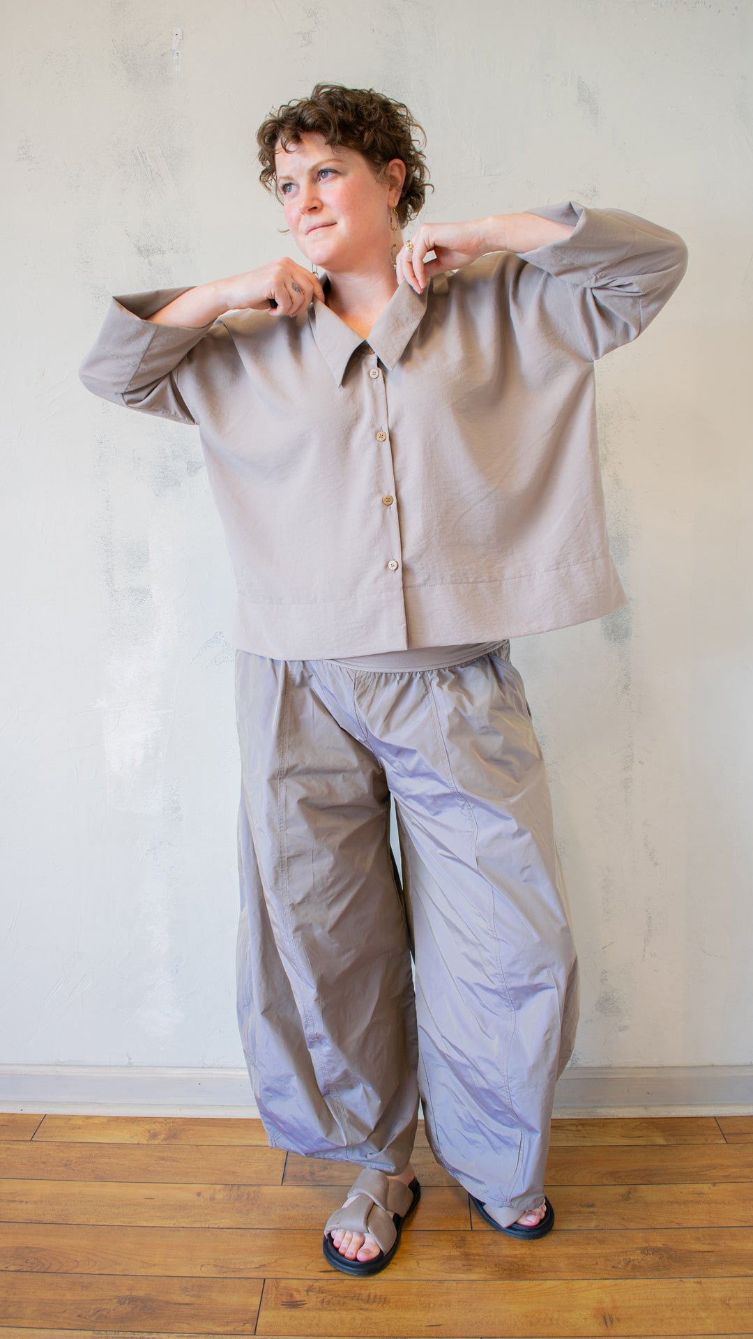 Aiden Shirt in Taupe