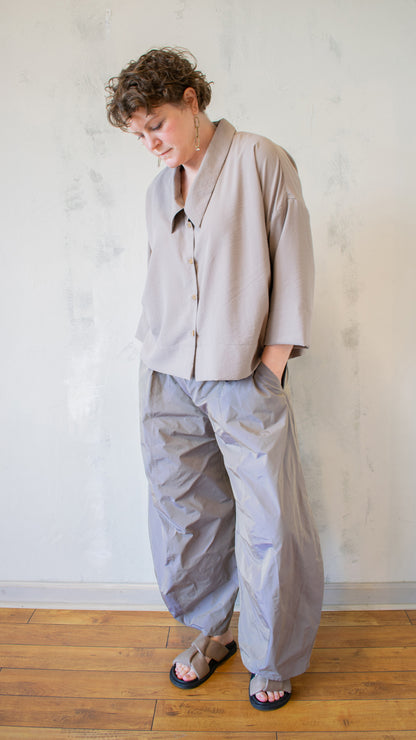 Aiden Shirt in Taupe