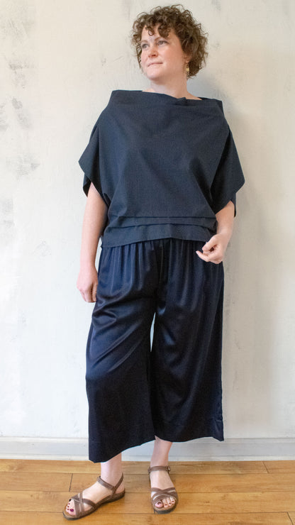 Devi Top in Midnight Check