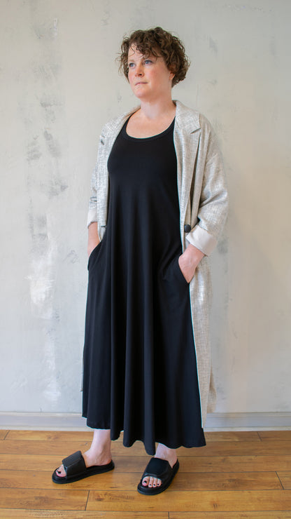 Hetty Tweed Coat in Oat