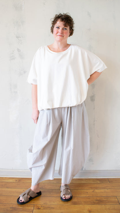 Eli No Sleeve Top in White