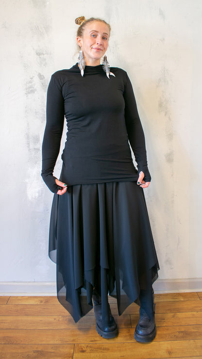 Mock Long Sleeve Top