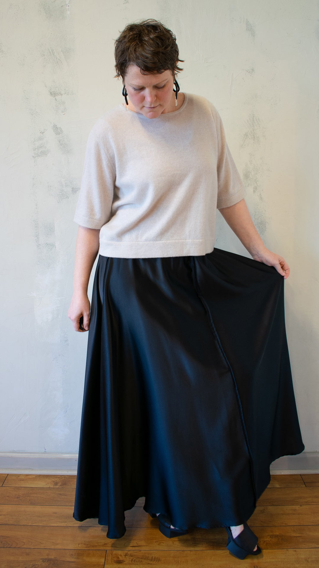 Rolo Skirt iin Black